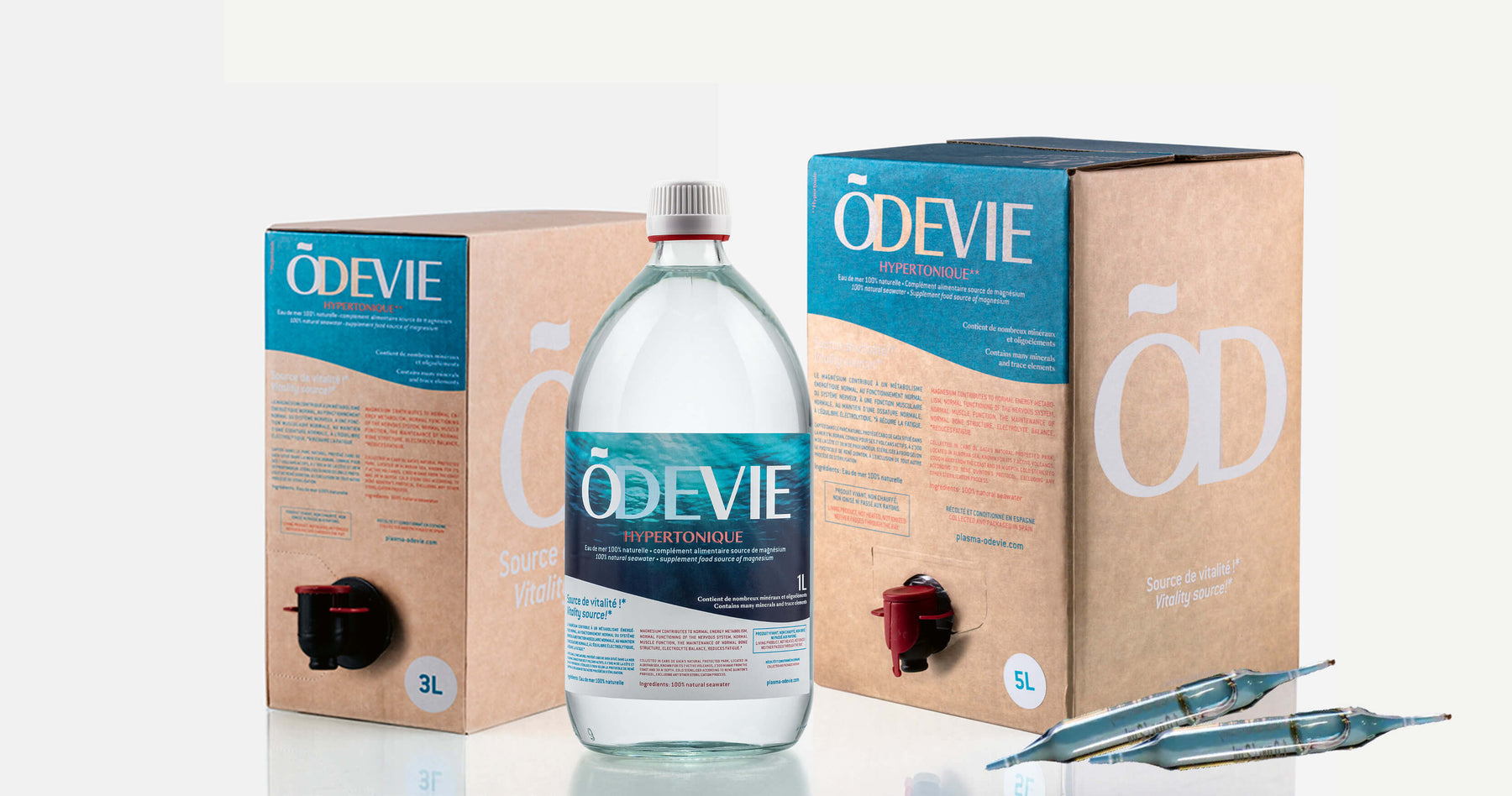 Plasma marin en litre ou en ampoule?